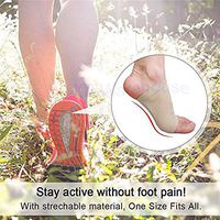 MOXIN Compression Arch Support Sleeves (2 Pair), Foot Relief Cushions, Comfort Gel Pad, Best Plantar Fasciitis Support Brace for Men & Women