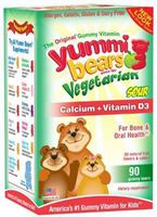 Hero Nutritional Yummy Bear,V-Cal W/Vit D, 90ct, 2pk