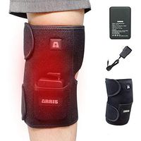 Heated Knee Brace Wrap Support/Therapeutic Electric Heating Pad for Knee W/Rechargable 7.4V 4200Mah Battery for Joint Pain, Arthritis Meniscus Pain Relief