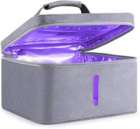 LED UV Cleaner and Sanitizer Bag for Cell Phone, Bottle, Toothbrush, Jewelry, Beauty Tools,Clothes, Underwear, Kitchenware and More, 99% Cleaned