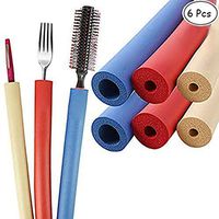 BIHIKI 6 PCS Foam Tubing, Foam Grip Tubing for Hand Tremors,Arthritis,Elderly,Great for Utensils,Tools,Pencils,Toothbrushes and More