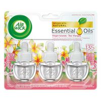 Air Wick Scented Oil Air Freshener, National Park Collection, Virgin Islands, Triple Refills, 0.67 oz (Pack of 8)