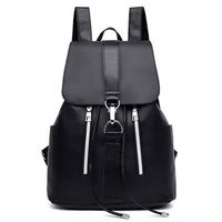 Weardear Women Fashion Artificial Leather Solid Buckle Casual Backpack Backpacks