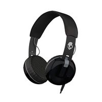 Skullcandy Grind On-Ear Headphones with Built-in Mic, Black and Gray