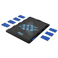 DiMeCard micro8 microSD Memory Card Holder ANDROID HONEYCOMB BEE EDITION (Ultra thin credit card size holder, writable label)