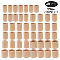 Goddess Aalto 48pcs Toe Cushion Tube,Toe Tubes Sleeves with 3 Different Size Toe & Finger Soft Gel Corn Pad Protectors for Sore Corns,Blisters,Calluses,Hammer Toe and Pressure Pain