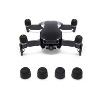 Littleice For DJI Mavic Air 4PCS Motor Cover Case Silicone Dustproof Plug Cover Protector (Black)