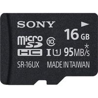 Sony 16GB High Speed Class 10 UHS-1 Micro SDHC up to 95MB/s Memory Card (SR16UXA/TQ)