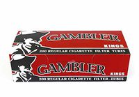 Gambler Regular King Size Cigarette Tubes (10 Boxes)