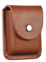Top Grain Genuine Leather Belt Loop Lighter Pouch/Case (fits"Z" lighters) (Brown)