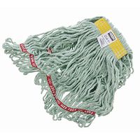 Rubbermaid 12 oz Green Web Foot Mop Head with 1"W Head Band