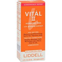 Liddell Homeopathic Remedy to Increase Energy Vital II - 1 oz, 2 Pack
