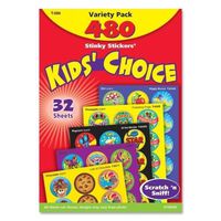 TREND ENTERPRISES INC. STINKY STICKERS ROUND SUPER 480/PK (Set of 3)