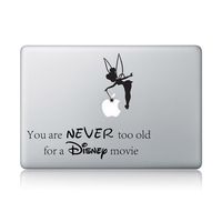 Tinker Bell Quote Peter Pan Disney MacBook Laptop Decal Vinyl Sticker Apple Mac Air Pro Laptop Sticker