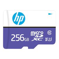 HP 256GB MX330 Class 10 U3 MicroSDXC Flash Memory Card, Read Speeds up to 100MB/S (P-SDU256U3100HPMX-GE)