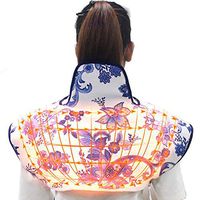 ZWPY Electric Heated Thermal Therapy Heat Pad, Heated Shoulder Support Brace with Over-Heating Protection and Heating Function for Promote Blood Circulation and Improve Fatigue