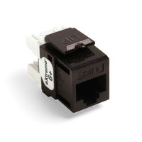 Leviton 61110-BB6 Extreme Quick Port Connector, Brown, 25-Pack
