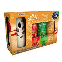 Glade Automatic Spray Starter Set Holiday Collection - Cozy Cider Sipping, Tree Lighting Wonder, Frosting With Love