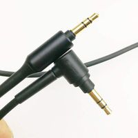 3.5mm WH-1000XM3 Aux Cord Cable Compatible with Sony WH-1000XM2 MDR-1000x WH-CH700NMDR-100ABN MDR-XB950BT and MDR 1A Headphones 5ft Black Color (Black)