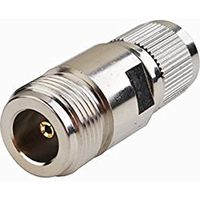 RF Adapter N Jack Female Socket to TNC Plug Male Pin Straight (Pack of 2) High Quality Ships From USA