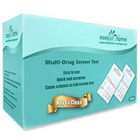 5 Pack Easy@Home 10 Panel Instant Drug Test Kits - Testing Marijuana (THC), BUP,COC, OPI 2000, BAR,BZO, MET/mAMP, MTD, OXY, TCA - Urine Dip Drug Testing - #EDOAP-7104