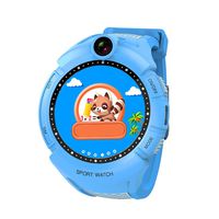 Kids Smartwatch Phone Watch for Android iPhones Camera Smartwatch Touch Screen Cellphone Watch GPS Tracker Anti-Lost SOS Multifunctional Digital Sport Smart Watch Perdometer (Blue)