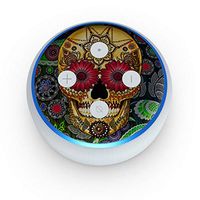 Sugar Skull Paisley - Skin Sticker Decal Wrap for Amazon Echo Dot 3rd Gen
