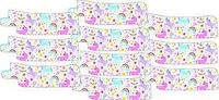 Nasogastric or Oxygen Tube precut Adhesive Tape Rainbow & Unicorns x 10 Pack. (Right Side)