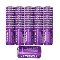 D Cell Battery 3.6V Lithium Battery ER34615 19000mAh Counts (50) Pcs