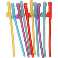 Party Pecker Sipping Straws by Hott Products