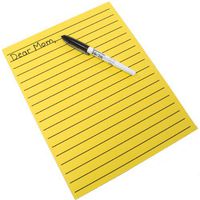Yellow Bold Line Writing Paper 8.5 x 11 inches