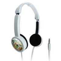 GRAPHICS & MORE Dinosaur Jurassic Dinoscape Novelty Travel Portable On-Ear Foldable Headphones