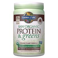 Garden of Life Greens and Protein Powder, 20 Servings, Organic Raw Protein and Greens with Probiotics/Enzymes, Vegan, Gluten-Free, Chocolate Powder