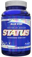 Blue Star STATUS Testosterone Booster for Men: Cutting Edge Test Booster and DIM Supplement with KSM 66 Ashwagandha,Naturally Build Lean Muscle, Boost Testosterone and Block Estrogen, 2 pack