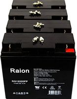 APC Smart-UPS SU3000NET Replacement 12V 22Ah Raion Power Batteries (4 Pack)