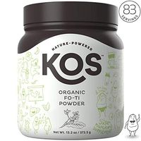 KOS Organic Fo-Ti Powder - Immunity Strengthening Fo-Ti Root (He Shou Wu) Powder - USDA Organic, Supports Healthy Hair, Skin & Nails, Increases Endurance, Plant Based Ingredient, 373.5 g, 83 Servings