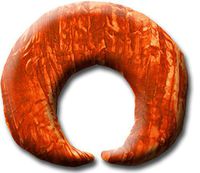 Candi Andi Handmade Weighted Neck & Shoulder Wrap | Flaxseed Filled | Hot/Cold Pad |Soothing Muscle Pain, Tension & Stress Relaxer | Crushed Velvet | Unscented | Copper