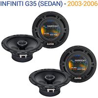 Compatible with Infiniti G35 (Sedan) 2003-2006 OEM Speaker Replacement Harmony (2) R65 Package