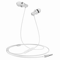 in-Ear Earbuds, Earphones with Bass, Headphones with Microphone and Volume Control, 3.9Ft/White
