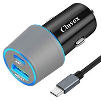 Rapid Type C Car Charger, Compatible Google Pixel 3 XL/3/2/2 XL/XL/C, USB C PD Car Charger with 3.3ft Type C Cable, 18W Power Delivery and Quick Charge 3.0 Fast Charging Car Adapter