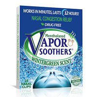 Vapor Soothers Wintergreen, 28 Count, Drug-Free, Instant Nasal Congestion Relief