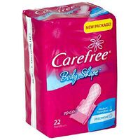 Carefree To Go Body Shaped Pantiliners, Unscented 22 pantiliners
