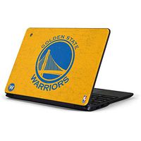 Skinit Decal Laptop Skin for Chromebook 3 11.6in 500c13-k01 - Officially Licensed NBA Golden State Warriors Distressed Design
