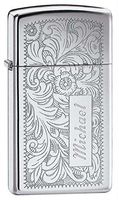 Personalized Etched Zippo Lighter with Free Engraving