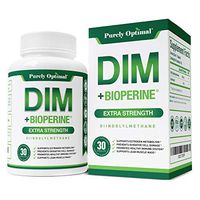 Premium DIM Supplement 250mg - Diindolylmethane Plus BioPerine, Hormone Balance for Women, Estrogen Blocker for Men, Hormonal Acne Treatment, PCOS, Menopause Relief, Aromatase Inhibitor, 30 Vegan Caps