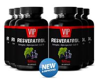 Mental Function and Muscle Health Improvement with Natural Grape Seed Extract and Antioxidant (6 Bottles 360 Capsules)