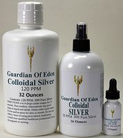 GOE 32 Fl Oz 120ppm Colloidal Silver & 16 Fl Oz 20ppm Colloidal Silver Spray Bottle + Free 1 Oz 120ppm Colloidal Silver Filled Dropper Bottle! Lab Tested.