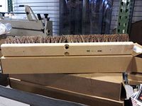 Osborn Garage Sweeping Economy Floor Broom, Brown Palmyra Bristle, 24" Block Length, 3-7/8" Trim Length