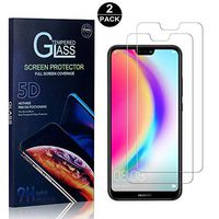 Tempered Glass Screen Protector Compatible with Huawei P20 Lite, UNEXTATI Screen Protector Film, HD Clear Tempered Glass Film for Huawei P20 Lite, 2 Pack