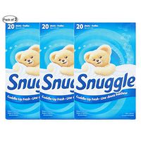 Snuggle Cuddle-Up Fresh- Fabric Softener (20 Sheets) (Pack of 3)